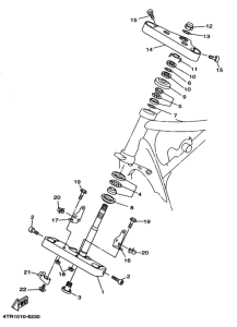 XVS400 ｽﾃｱﾘﾝｸﾞ 1