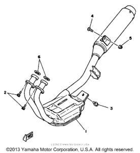 SRX250T Выхлопная система