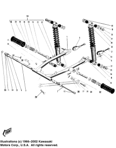  Swing arm / shock absorbers