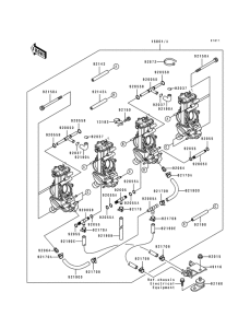 ZX750 Carburetor assy