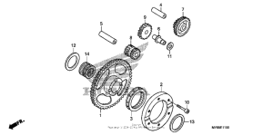 XR650L Муфта стартера
