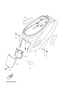 CW50 Боковые обтекатели