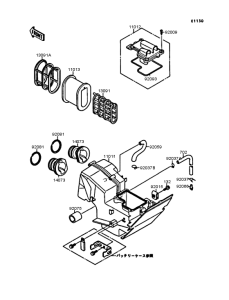 EL250 Воздушный фильтр