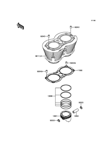 EJ800 シリンダ / ピストン