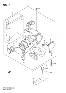 DR650 Воздухоочиститель