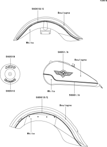  Decals(boulogne / white)