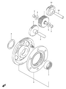 DR650 Муфта стартера