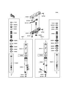 VN900 Передняя вилка