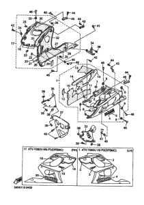 YZF600R YZF600RL Cowling comp