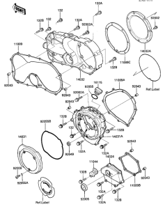 KZ1000 Крышки двигателя