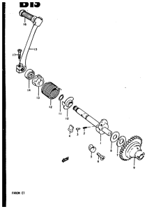 FR80 Ножной стартер