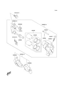 LV1000 Передний тормоз
