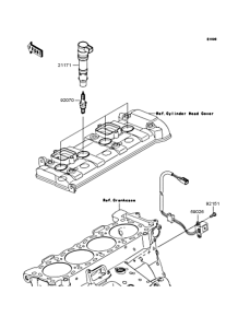 ZX1000 Система зажигания