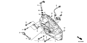 NC700X Правая крышка картера