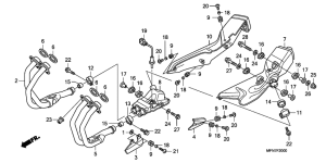 CB1000R Глушитель