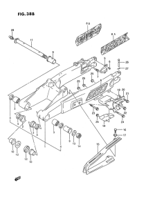 RMX250 Маятник задний