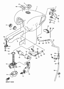 XVS950C Топливный бак