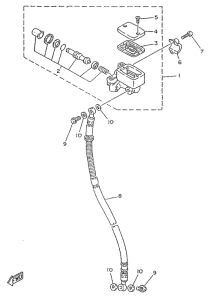 YA50R Главный тормозной цилиндр