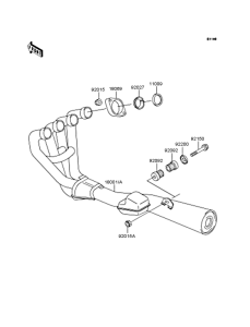 ZR400 Глушитель
