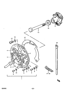 GS850 Contact breaker assy