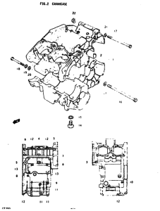 GT200 Картер двигателя