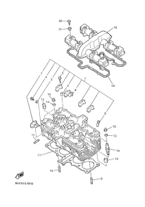 XJR1300SP Головка цилиндров