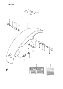 JR50 Заднее крыло
