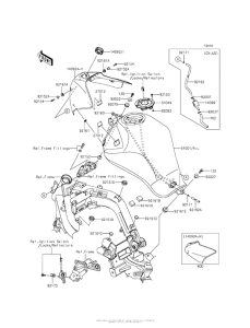EX650 Топливный бак