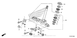 CRF110F Траверса нижняя