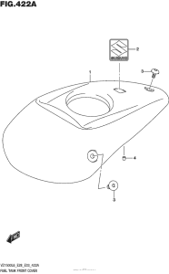 VZ1500 Fuel Tank Front Cover