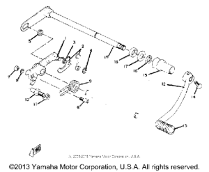 RD250B Переключение скоростей