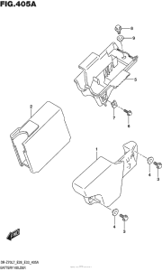 DR-Z70 Battery Holder