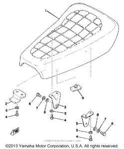TY175B Сиденье