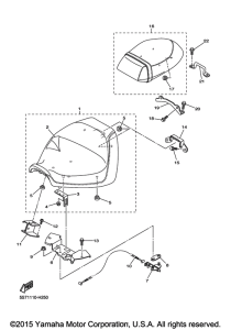 XVS950A Сиденье