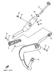 DT50MX Выхлопная система