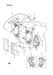 RM250 Радиатор