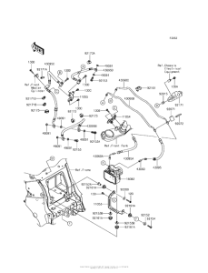 ZX1400 Тормозные трубки