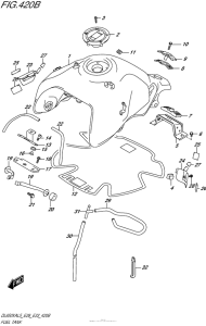 DL650X (ABS) Fuel Tank (Dl650Xal5 E33)
