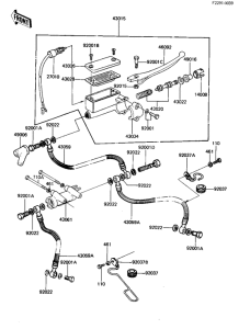 KZ1000 Передний тормозной цилиндр