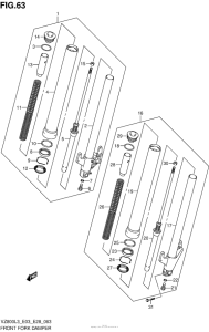 VZ800 Передняя вилка