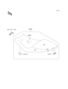 ER650 Сиденье