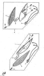 CW50RS Поворотники