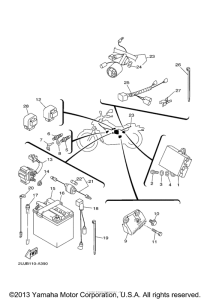 XV250 Электрика