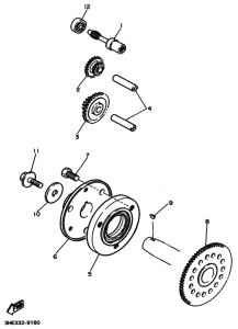 YZF600R YZF600RP Муфта стартера