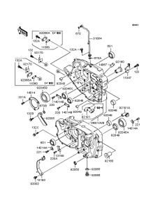 BJ250 Картер двигателя