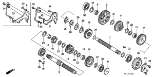 VT600C Трансмиссия