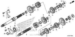 GL1800 (ABS) Трансмиссия