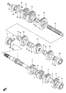 VS1400 Трансмиссия