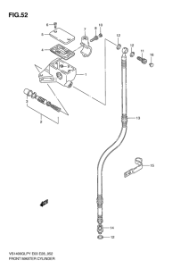 VS1400 Передний тормозной цилиндр