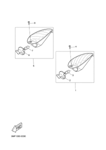 XN125 Поворотники